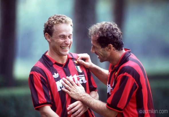 Разом із Франко Барезі. Фото ФК "Мілан"