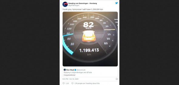 Владелец электрокара Tesla может установить новый рекорд