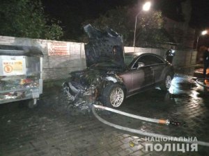Автомобиль принадлежит 44-летнему жителю Ровно, кандидату в депутаты облсовета