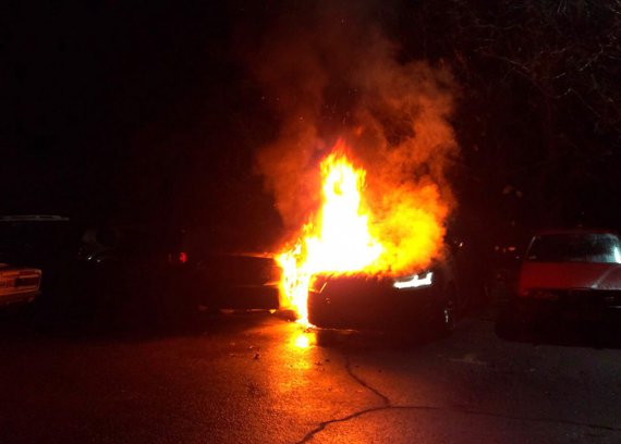 У Полтаві за одну ніч згоріли три авто