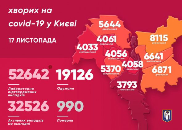 Захворіли також 45 медиків 