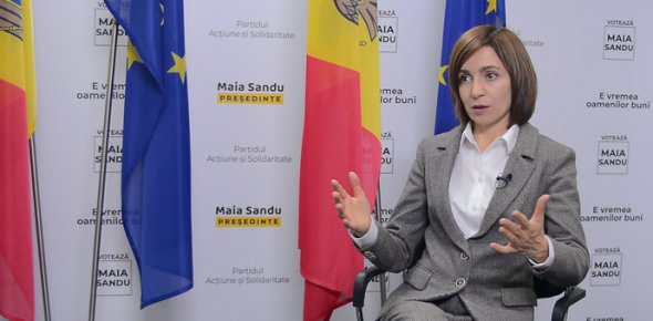 Новообраний президент Молдови Мая Санду радить Україні не використовувати м'який підхід до реінтеграції окупованого Донбасу 