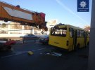 Авария произошла около 8:30 на улице Среднефонтанской