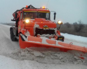 Трассу Киев - Одесса замело снегом