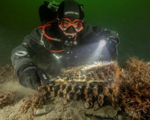 У рибальських сітях знайшли шифрувальну машинку нацистів