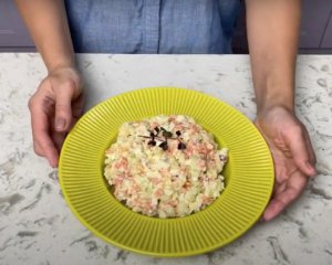 Рецепти олів'є з незвичними інгрідієнтами