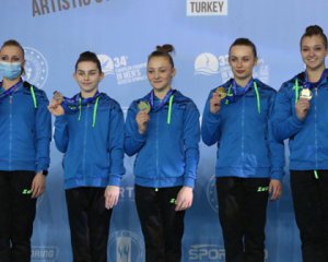 Женская сборная Украины стала чемпионом Европы по спортивной гимнастике
