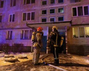 В Киеве горела многоэтажка, есть пострадавшие