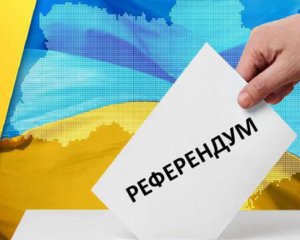 Стефанчук рассказал об особенностях референдума и его стоимости