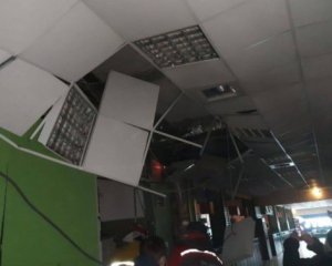 Вибухнув торговий центр посеред міста