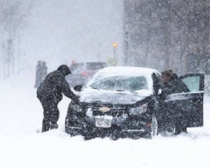 В США бушуют аномальные снегопады