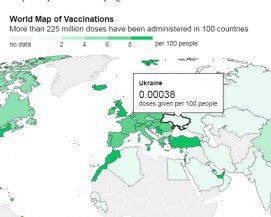 Вакцинацию можно отслеживать в интернете