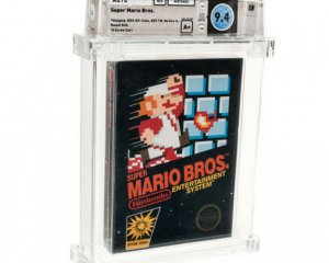 Відеогру Super Mario Bros продали за понад 18 млн грн