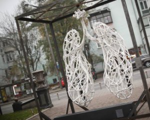В Киеве откроют огромную скульптуру человеческих легких
