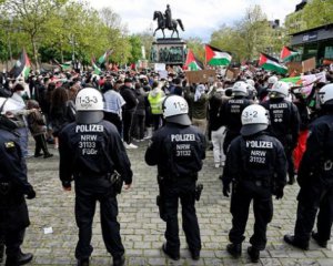 В Европе протестуют в поддержку Палестины