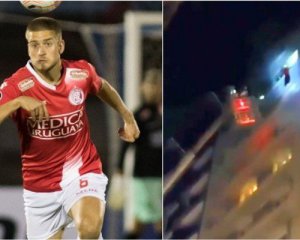 Висів на карнизі. Уругвайський футболіст урятувався під час пожежі