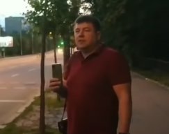 Колишнього прокурора зупинила поліція. Той влаштував "концерт"
