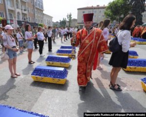 Перепоховали рештки 78 жертв НКВД