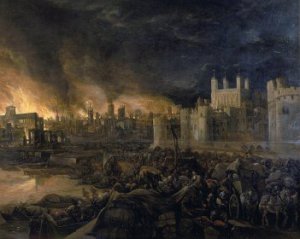 Пожар уничтожил половину города