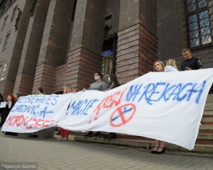 Во Вроцлаве вышли на протест из-за смерти Украинский после задержания полицией