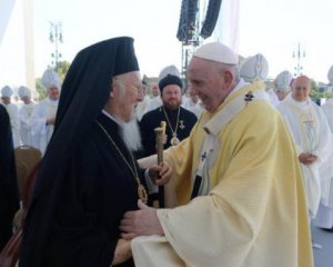 Папа Римський зустрівся з патріархом Варфоломієм