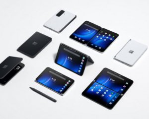 Microsoft представила складной смартфон с двойным экраном