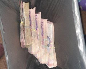 У помойки нашли пакет с деньгами