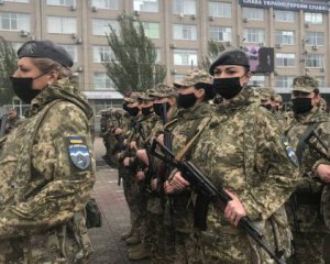 На Луганщине впервые провели парад ко Дню защитника Украины