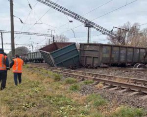 В Житомирской области сошли с рельсов вагоны