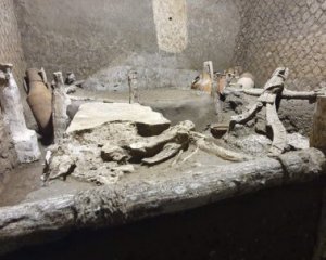 В Помпеях была найдена комната рабов. Видео