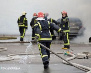 В Киеве горел торговый центр
