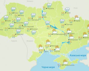 На заході та в центрі України сніг і дощ, на решті території сонячно і тепло