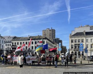 У Брюсселі пройшла акція проти російської агресії