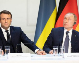 Макрон і Путін організують зустріч робочої групи для припинення вогню на Донбасі