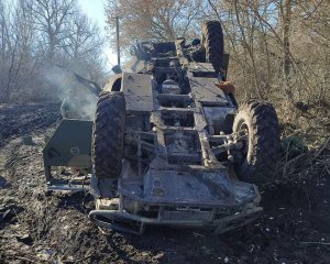 На Донбассе уничтожили большую колонну российской техники и более 200 оккупантов