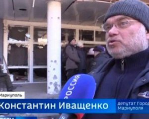 Ставленик окупантів у Маріуполі забрехався для російського телебачення