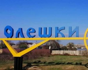 Российские оккупанты захватили Олешки в Херсонской области