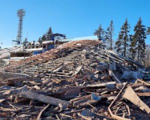 Зруйнований ворогом стадіон у Чернігові не підлягає відновленню