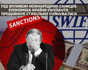 Російська економіка стабільно руйнується під впливом санкцій - розвідка