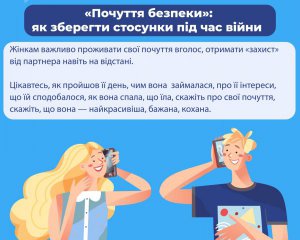 Психологиня дала поради чоловікам, як зберегти стосунки під час війни