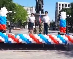 В Херсоне на &quot;праздник дня России&quot; оккупантов никто не пришел - видео