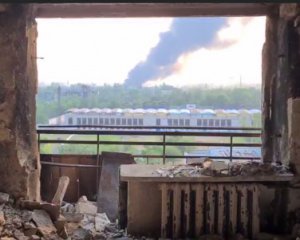 В Северодонецке горит химзавод &quot;Азот&quot; - видео