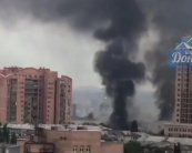 У Донецьку знову обстріли, прилетіло по складу боєприпасів РФ - відео