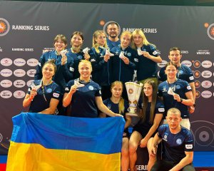 Женская сборная Украины выиграла рейтинговый турнир по борьбе в Риме