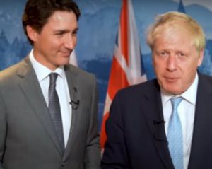 Саміт G7: Джонсон і Трюдо записали спільне відеозвернення до Зеленського