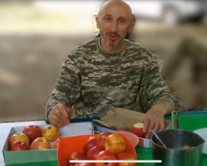 Прикордонники показали, як готують яблука на передовій