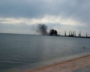 В порту временно захваченного Бердянска раздались взрывы