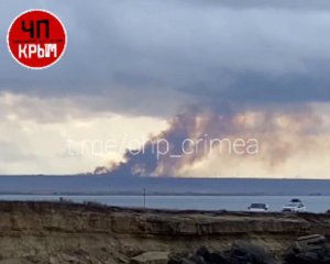 У Криму чергова &quot;бавовна&quot;: біля села Міжводне спалахнула пожежа