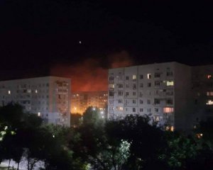 Окупанти обстрілюють Енергодар. Поблизу АЕС палає