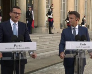Польский премьер призвал Макрона ускорить помощь Украине